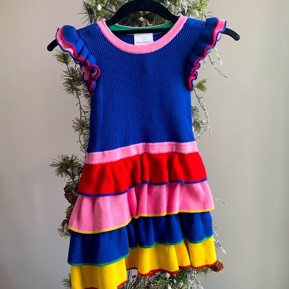 HANNA ANDERSSON RUFFLE TIER DRESS